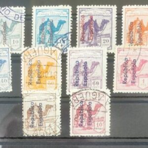 EDIFIL 36/47 USADO. DROMEDARIO E INDIGENA. VALOR DE CATÁLOGO 240 €
