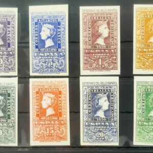 EDIFIL 1075/82 ** CENTENARIO DEL SELLO ESPAÑOL.LUJO.VALOR CATÁLOGO 475 €