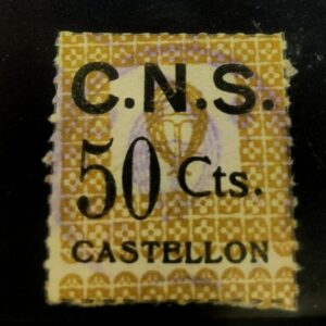 CASTELLÓN. EDIFIL N/C. 50 CTS C.N.S.