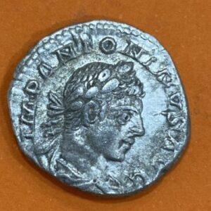 AÑO 218/217 D.C. HELIOGABALO DESTINATARIO PESO 3,0 gr
