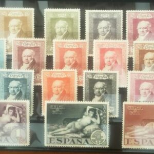EDIFIL 499/516 * QUINTA DE GOYA. VALOR DE CATÁLOGO 50 €