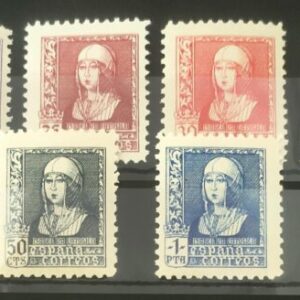 EDIFIL 855/60 ** ISABEL LA CATÓLICA. VALOR CATÁLOGO 130 €