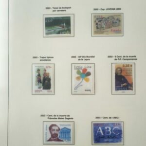 AÑO 2003.COMPLETO. SELLOS, HB, PRUEBAS DE LUJO Y CARNETS.CATÁLOGO 303 €