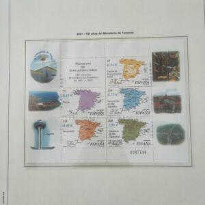 AÑO 2001. COMPLETO. SELLOS Y HOJAS BLOQUES. VALOR CATÁLOGO 112,65 €