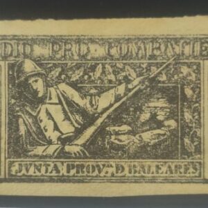 EDIFIL 28 *. 5 CTS NEGRO SUBSIDIO PRO COMBATIENTES