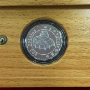 AÑO 2001. 500 PTAS PLATA CASA DE LA MONEDA DE SEGOVIA. PESO 6,75 GR