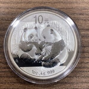 CHINA AÑO 2009 10 YUAN PLATA " PANDA " PESO 31,30 GR