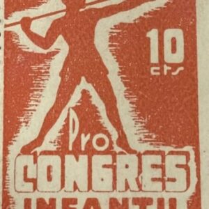 AFINET 1844 * 10 CTS ROJO " PRO CONGRES INFANTIL "