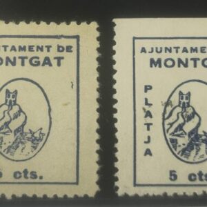 MONTGAT (BARCELONA). EDIFIL 1/2 *