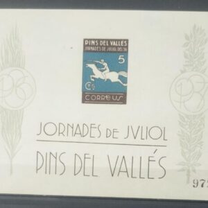 PINS DEL VALLES (BARCELONA). EDIFIL 49 * HB JORNADES DEL JULIOL DEL 36.