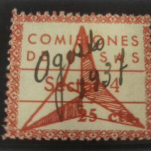 MADRID. EDIFIL 114 *  25 CTS COMISIONES DE CASAS.