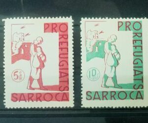 SARROCA (LÉRIDA). EDIFIL 2/5 * PRO REGUGIATS.