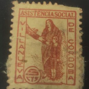 VILLANUEVA DE CÓRDOBA (CÓRDOBA). EDIFIL 4 US. 5 CTS ASISTENCIA SOCIAL.