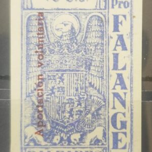 BALEARES. EDIFIL 7a *. 10 CTS AZUL PRO FALANGE SIN DENTAR.