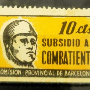 BARCELONA. EDIFIL 36 *. 10 CTS SUBSIDIO AL COMBATIENTE.