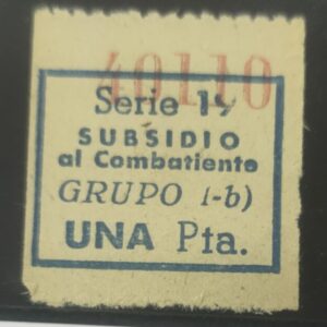 BARCELONA. EDIFIL 71 *. 1 PTA SUBSIDIO AL COMBATIENTE.