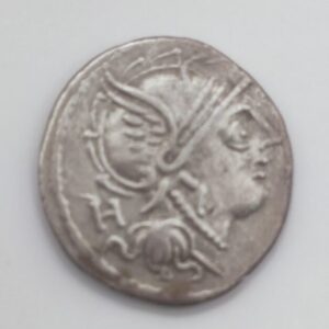 AÑO 100/95 A.C. DENARIO. FAMILIA SERVILIA. PESO 3,9 GR