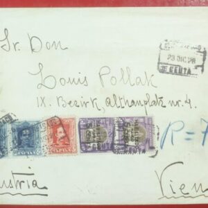 EDIFIL 317. AÑO 1928.- CEUTA A VIENA (AUSTRIA).