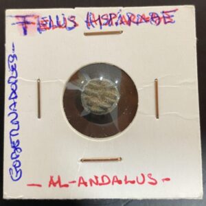 PERIODO HISPANO ARABE ( AL ANDALUS ). FELUS. PESO 3,3 GR