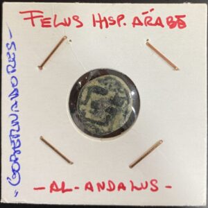 PERIODO HISPANO ARABE ( AL ANDALUS ) FELUS PESO 2,8 gr