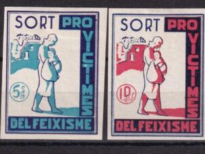 SORT (LERIDA). EDIFIL 2/5."PRO VICTIMES DEL FEIXISME"