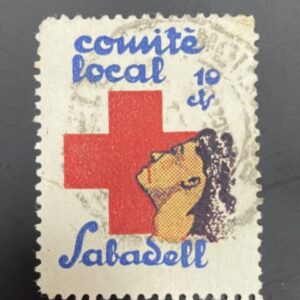 SABADELL (BARCELONA). EDIFIL 305. 10CTS MULTICOLOR.