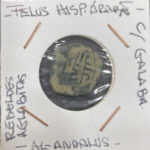 PERIODO HISPANO ARABE (AL ANDALUS). FELUS.  PESO 2,2 GR