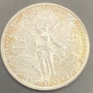 MEXICO AÑO 1992 1/20 ONZAPLATA PURA LIBERTAD. PESO 1,5 GR