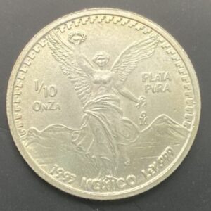 MEXICO AÑO 1993. 1/10 ONZA PLATA PURA LIBERTAD  PESO 3,1 GR