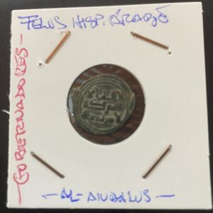PERIODO HISPANO ARABE ( AL ANDALUS ). FELUS. PESO 2,2 GR