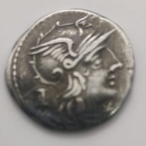 AÑO 119/110 A.C. DENARIO. FAMILIA MARCIA. PESO 3,8 GR