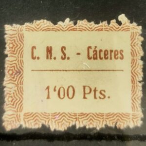 CACERES. EDIFIL SIMILAR A 3*. 1 PTA C.N.S CACERES