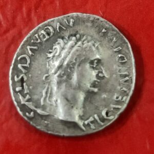 AÑO 016 D.C. TIBERIO. DENARIO FORRADO. PESO 2,5 GR