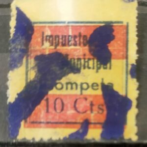 COMPETA (MÁLAGA). EDIFIL 7 US. 10 CTS IMPUESTO MUNICIPAL.