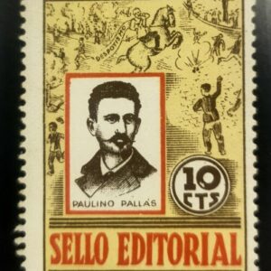 AFINET 957 *. 10 CTS SELLO EDITORIAL.  PAULINO LATORRE.