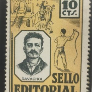 AFINET 959 *. 10 CTS RAVACHOL SELLO EDITORIAL.