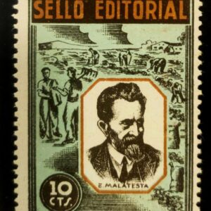 AFINET 962 *. 10 CTS E. MALATESTA. SELLO EDITORIAL.