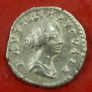 AÑO 161/175 D.C. FAUSTINA HIJA.DENARIO. PESO 2,8 GR.