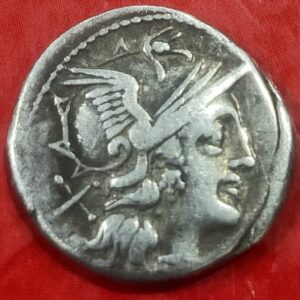 AÑO 145/138 A.C. DENARIO. ANONIMA. PESO 3,2 GR