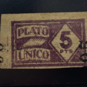BARCELONA. EDIFIL 138*. 5 PTAS PLATO ÚNICO