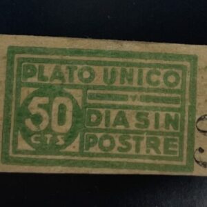 BARCELONA. EDIFIL 140*. 50 CTS PLATO ÚNICO