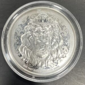 NIUE. AÑO 2023. 2 DOLARES PLATA. 1 ONZA 999. "LEÓN RUGIENDO". PESO 31,1 GR