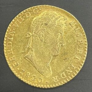 AÑO 1820. FERNANDO VII. 2 ESCUDOS ORO. SEVILLA. PESO 6,7 GR