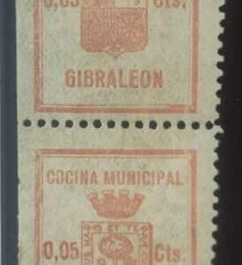 GIBRALEON (HUELVA). EDIFIL 23 * 5 CTS COCINA MUNICIPAL.