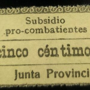 GUIPUZCOA. EDIFIL 23 *. 5 CTS SUBSIDIO PRO COMBATIENTE.