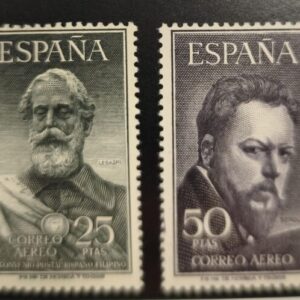 EDIFIL 1124/25 *. LEGAZPI Y SOROLLA. VALOR DE CATÁLOGO 280 €