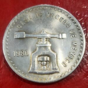 MEXICO. AÑO 1980. 1 ONZA TROY ”CASA DE LA MONEDA”. PESO 33,7 GR