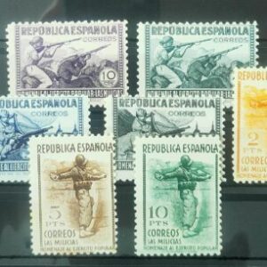 EDIFIL 792/800 * HOMENAJE AL EJERCITO POPULAR. VALOR CATÁLOGO 550 €