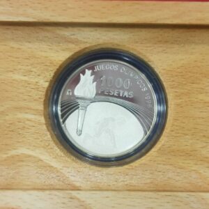 AÑO 1996. 1000 PTAS PLATA JUEGOS OLIMPICOS. PESO 13,5 GR