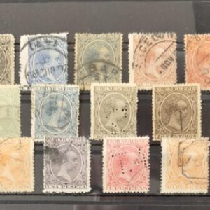 EDIFIL 213/28 */US. ALFONSO XIII TIPO PELÓN. CATÁLOGO 173 €